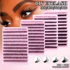Mixed Individual Lashes D Curl Gluing Lashes New DIY Lashes Extension