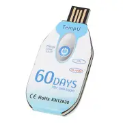 Temperature Data Logger Single Use PDF Report USB Port 10000 Points Tools.