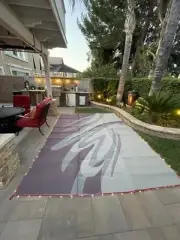 Reversible 9 x 12 Patio Mat With LED Lights