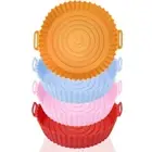 Oven Safe Grilling Mats Silicone Texture Air Fryers Bowl Suitable for Baking