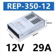 Meanwell REP-350-12 V29A outdoor LED rain proof switching power supply Sound off