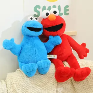 【現貨秒發】芝麻街公仔SESAME STREET毛絨玩具Elmo兒童玩偶布娃娃正版