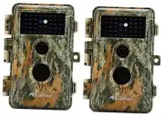 2-Pack Outdoor Camo No Glow Game & Deer Trail Cameras No Glow Trail Camera X 2