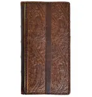 Genuine Leather case for Iphone 14 13 12 15 16 Pro Max Wallet Book Bible Diy