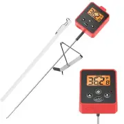 Digital Candy Thermometer with Pot Clip,Alarm Function,10'' Long Probe,Rotata...