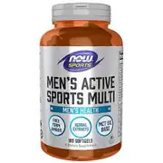 Now Foods Men's Active Sports Multi, 180 sgels (Pack of 1)