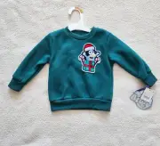 NWT Toddler Boy/ girl Bluey Christmas Wish List Fleece Pullover Ugly Sweater