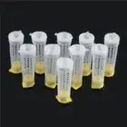 10X Beekeeping Rearing Cup Kit Bee Queen Cages Roller Beekeeper Equipm-qkQ FT