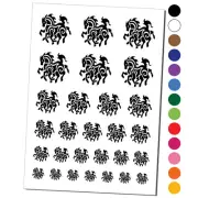 Sleipnir Norse Mythology Eight Legged Horse Temporary Tattoo Water Resistant Set