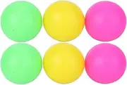 6Pcs Set PVC Beach Toy Ball Environmental Protection Beach Toy Ball Beach Racket Replacement Accessories Beach Paddle Ball Replacement