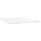 Fabric Mattress Topper Queen Size Bed 5cm Thick Breathable Underlay Pad White