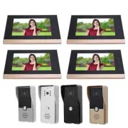 New Video Intercom System Wired HD CMOS Sensor One Key Unlocking Touch Control
