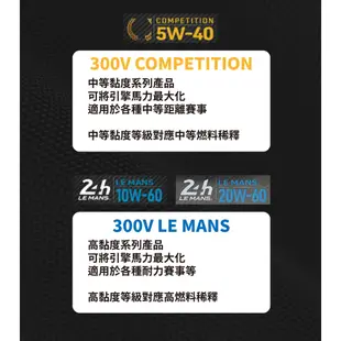 MOTUL 300V COMPETITION 0W-30 全合成酯類機油 2L 正品公司貨 非市售水貨