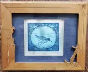 LE 1/50 George Ivers Sandpiper Galerie Bird Framed Etching Art Original
