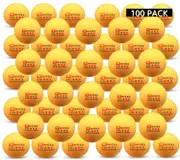 Ping Pong Balls,2.8g A40+mm ABS New Material 3 Star Jointless Professional Ping Pong Balls Orange 100 Pack Advanced Table Tennis Training Balls