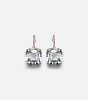 [Mateo] Mateo 14kt gold earrings with quartz and diamonds One Size gold