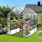 Levede 3 Tier Walk in Greenhouse Garden Shed PVC Cover Film Tunnel Green House