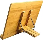 jojofuny Adjustable Book Holder Stand Desktop Reading Shelf for Home Office Classroom Stable Design Compact Easy Angle for Music Scores Drawing