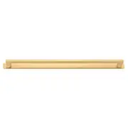 Baltimore Cabinet Pull with Backplate CTC450mm Brushed Brass
