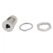 100pcs 3.5mm x 1.35mm Female DC Power Socket Panel Mount Solder Metal Connector
