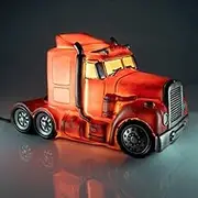 MDI Australia Red Semi-Trailer Truck LED Table Lamp