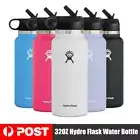 32OZ Hydro Flask Water Bottle Stainless Steel Wide Mouth with Straw Lid Hot!!!