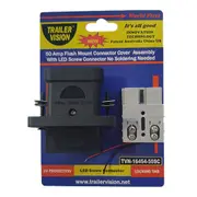 Trailer Vision 50 amp Flush Mount with LED Screw Connector Anderson Plug