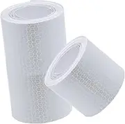Anneome 3Rolls Reflective Safety Caution Tape Nighttime Warning Strips for Garages Roads Classrooms and More High Visibility Hazard Warning Stickers for Enhanced Safety