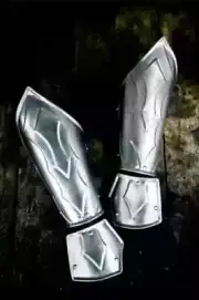 Pair of steel bracers historical larp armor for medieval knight larp Cosplay 18G