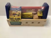 Melissa And Doug Classic Toy Wooden Take Along Tool Kit 24 pcs Brand New!!!