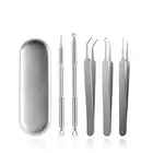 5 Tool Set Blackhead Remover Tool Kit Acne Pimple Comedone Extractor Japan