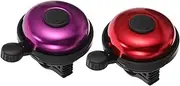 NAMOARLY 2Pcs Durable Bike Bell Unique Scooter Bells for Bike Accessories for Young Cyclists Attractive and Design