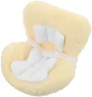 Milisten Plush Doll Car Seat Air Conditioner Outlet Ornament Cute Miniature Doll Chair Decor for Car Interior Comfortable Safe Plush Accessories