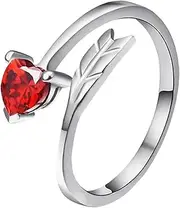 [WRITWAA] Adjustable Set 925 Silver Couples His and Her Matching Engagement for Men Women
