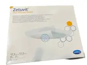 Hartmann Zetuvit Plus Silicone Border 413121 7" x 7" Sealed Box of 10 - 08/2025