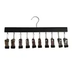 Hat Rack Stable Multifunctional 10 Hooks Clothes Coat Hat Towel Hanger Anti-rust