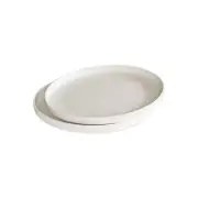 10-Inch Meal Plate Set of 2 White