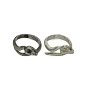 Copperhead Snake Adjustable Ring