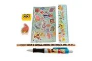 SpongeBob SquarePants Characters Stationery Set (Pack of 6) (Multicoloured) (One Size)