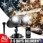 Christmas LED Laser Snowflake Snow Projector Light Garden Outdoor Xmas Gift Lamp