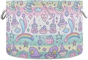 Witch Potion Cartoon storage basket foldable and waterproof laundry hamper with sturdy handle rack Decorativas cute for gadget blanket bathroom