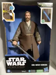Star Wars Galactic Action Obi-Wan Kenobi Speaks & Lights Up Saber! Disney Plus