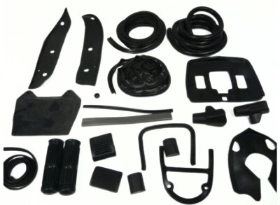 Lambretta rubber bodywork kit Black Series 3 Li front mudgaurd