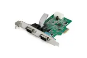 StarTech.com Serial Adapter with 16950 UART - Low-profile Plug-in Card - 1 - PCI Express 1.1 x1 - PC, Linux - 2 x Number of Seri