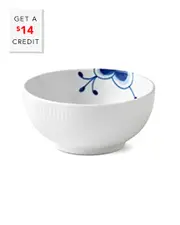 Royal Copenhagen Blue Fluted Mega Bowl with $14 Credit