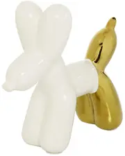 CosmoLiving by Cosmopolitan Cosmoliving By Cosmopolitan Glam Dog Ceramic Sculpture