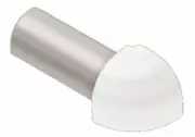 Schluter RONDEC - 3/8" Outside Corner - Bright White - (ED/RO 100 BW)