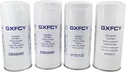 23658092 Oil Filter 21707132 Oil Filter 22480372 Fuel Filter Compatible with Volvo D9 D11 D12 D13 D16 Diesel Truck Engines(Pack of 4)