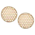 Round Bamboo Sieve Basket Decorative Bamboo Storage Tray Kitchen
