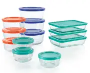 Pyrex 24-Piece Simply Store Glass Food Container Set